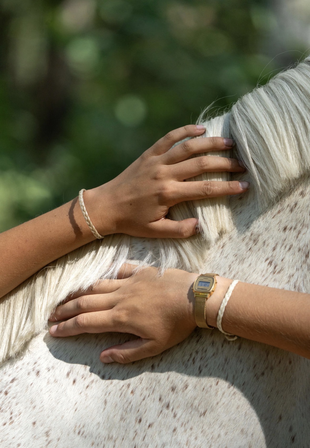 Bracelet en crins