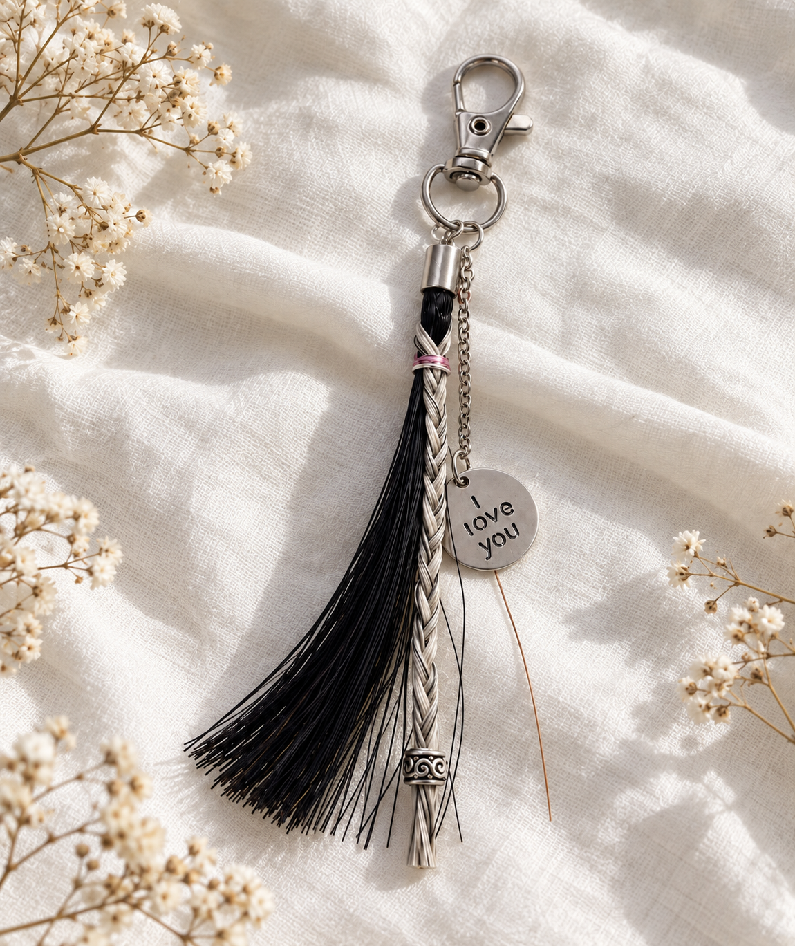 Tresse et pompon